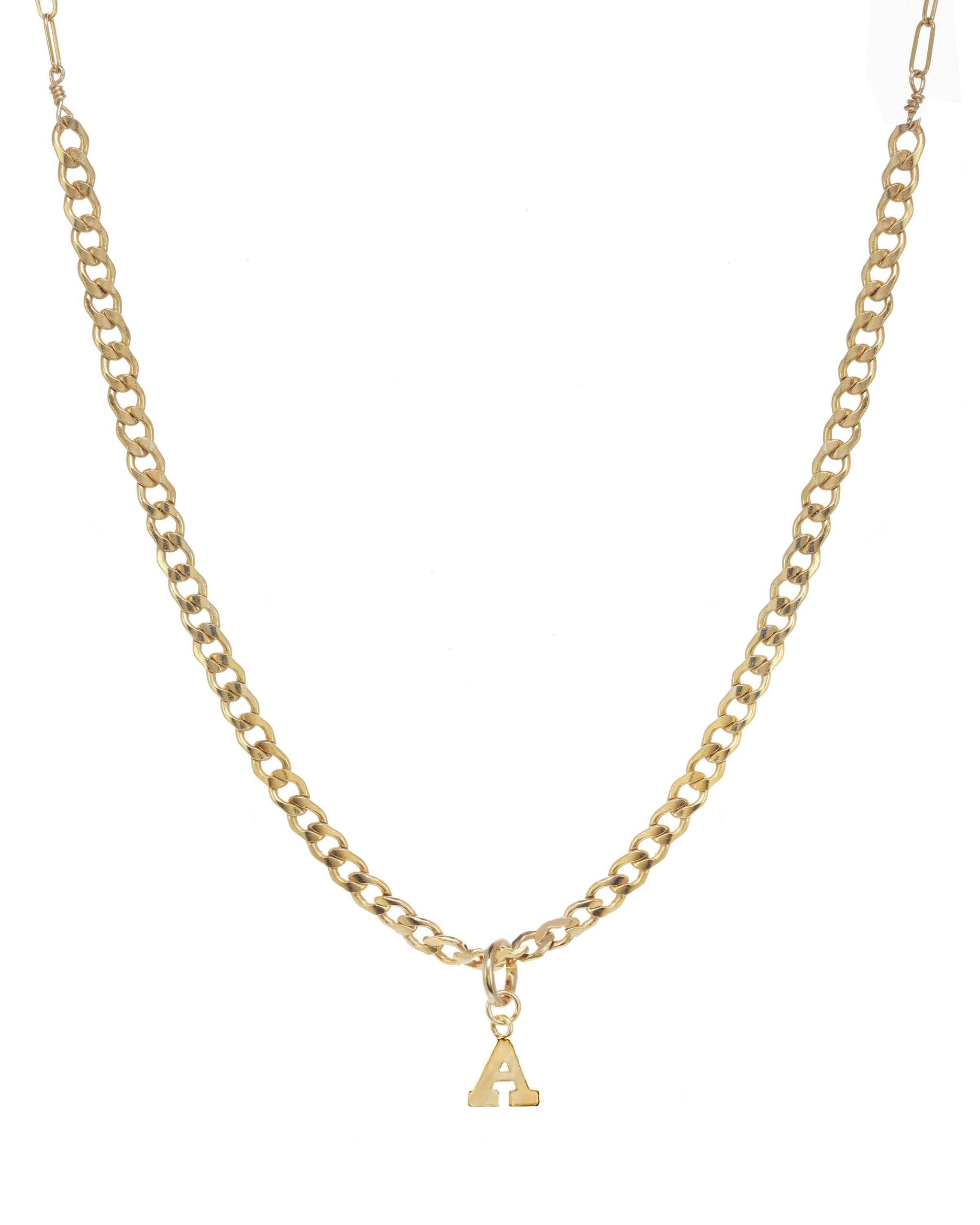 NOTABLE OFFSET INITIAL NECKLACE - H - SO PRETTY CARA COTTER