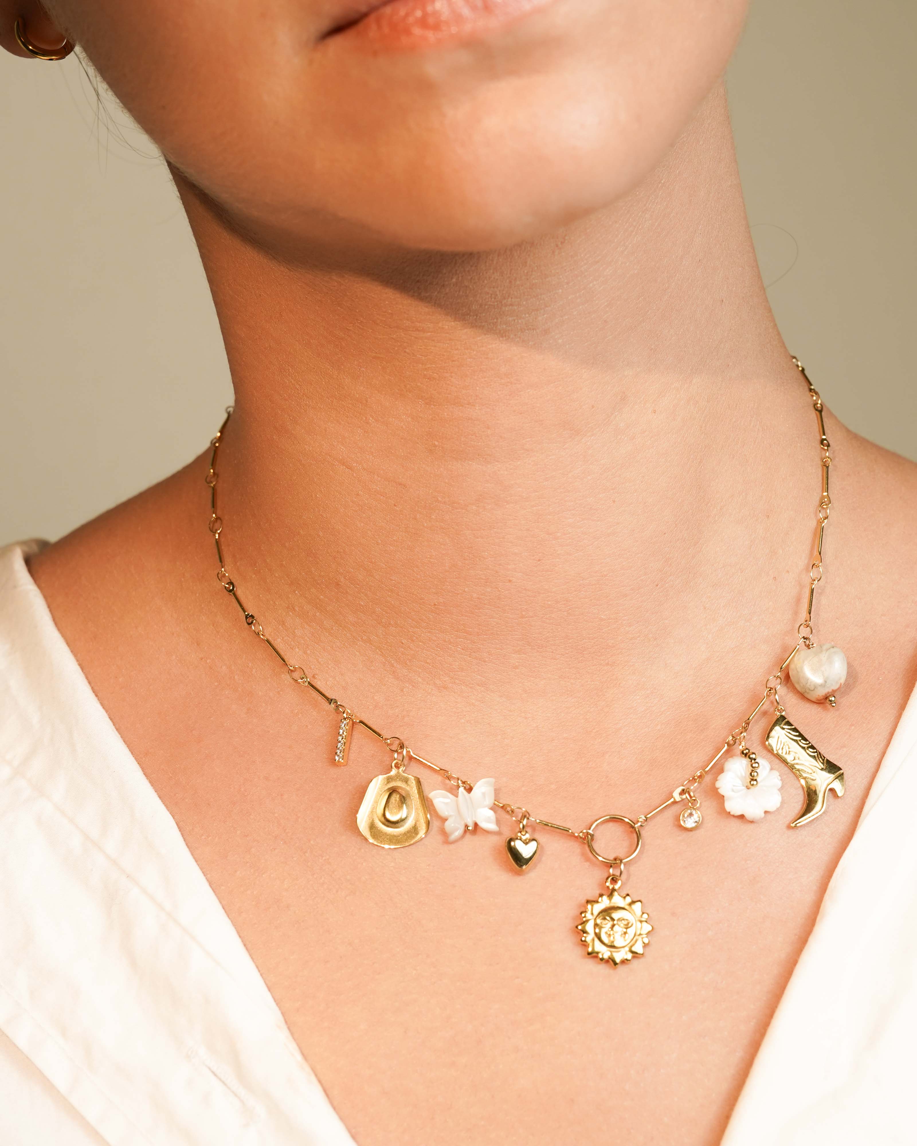 Hot Afternoon Charm Necklace